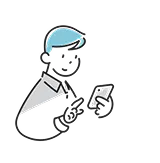 考え事をしている男性のイラスト